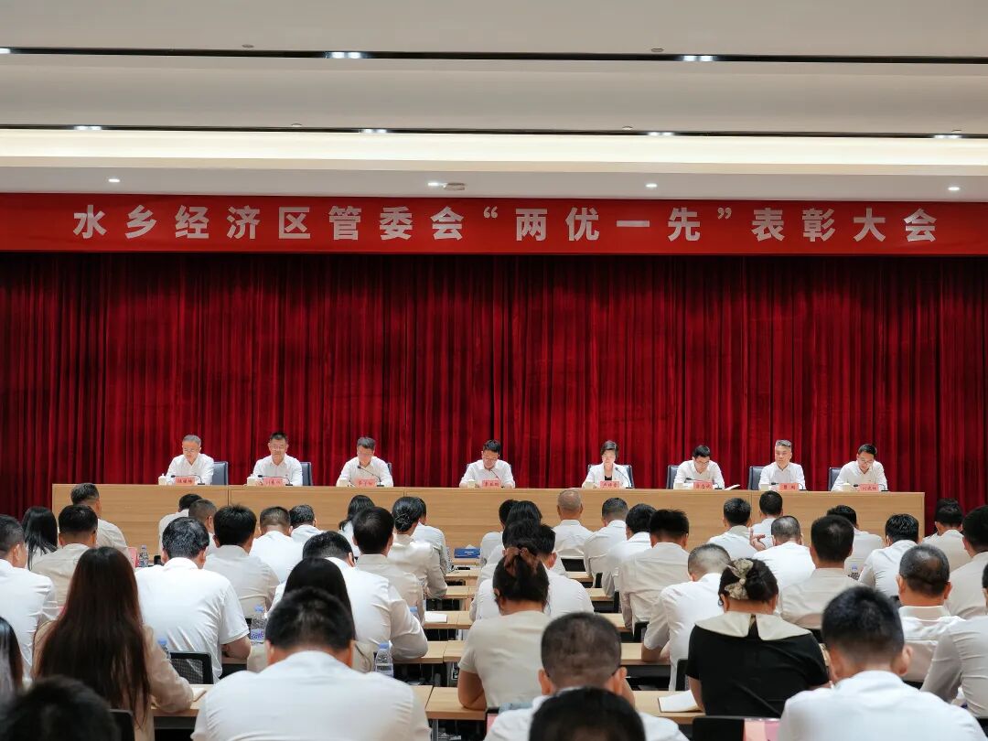 水乡经济区管委会召开“两优一先”表彰大会